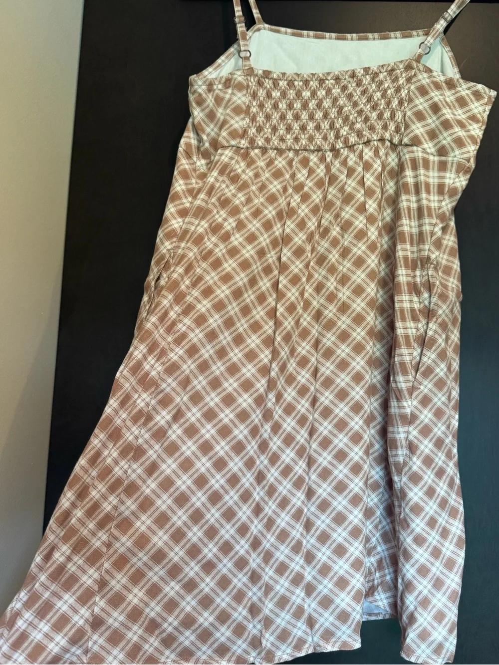ABERCROMBIE KIDS Brown/White Summer Dress